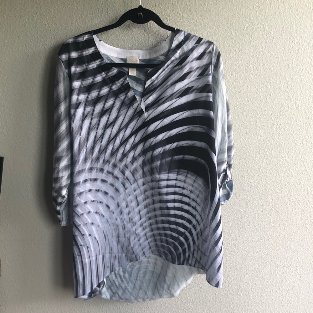 Chicos, high low blouse